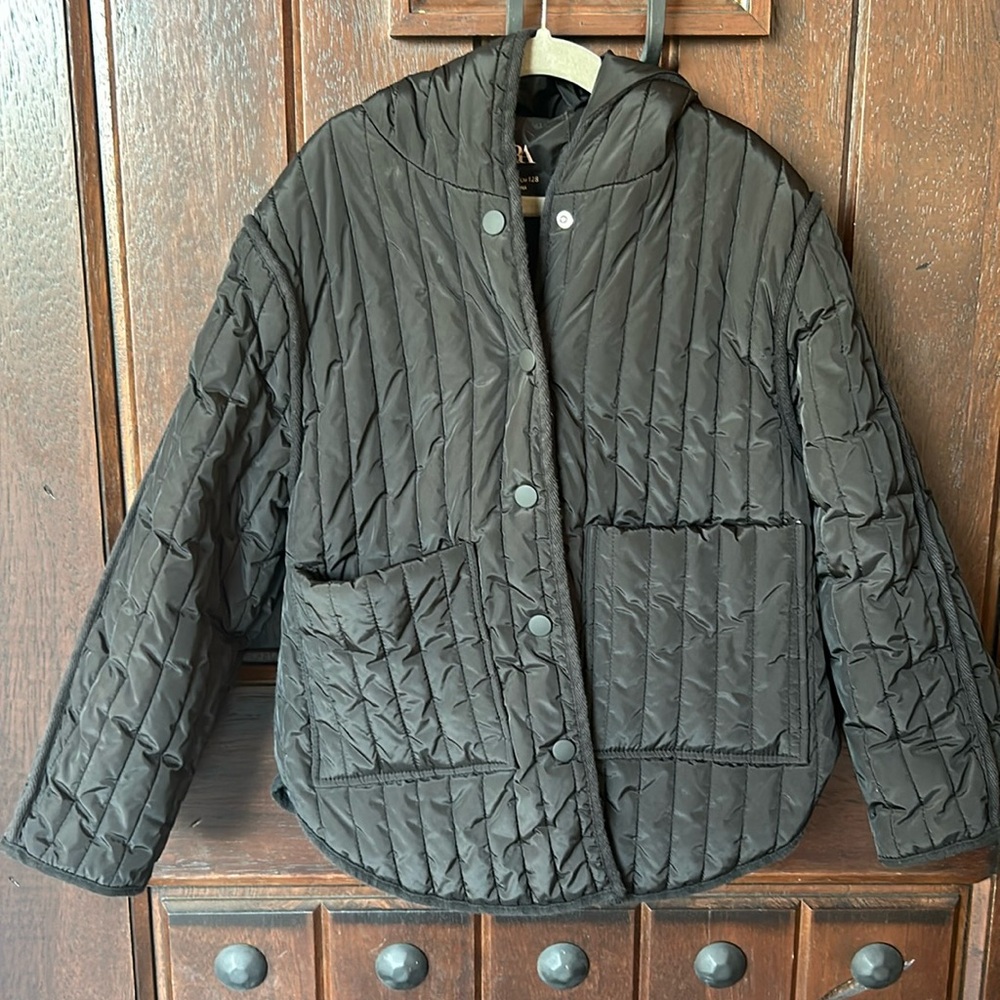 Zara guilted puffer jacket